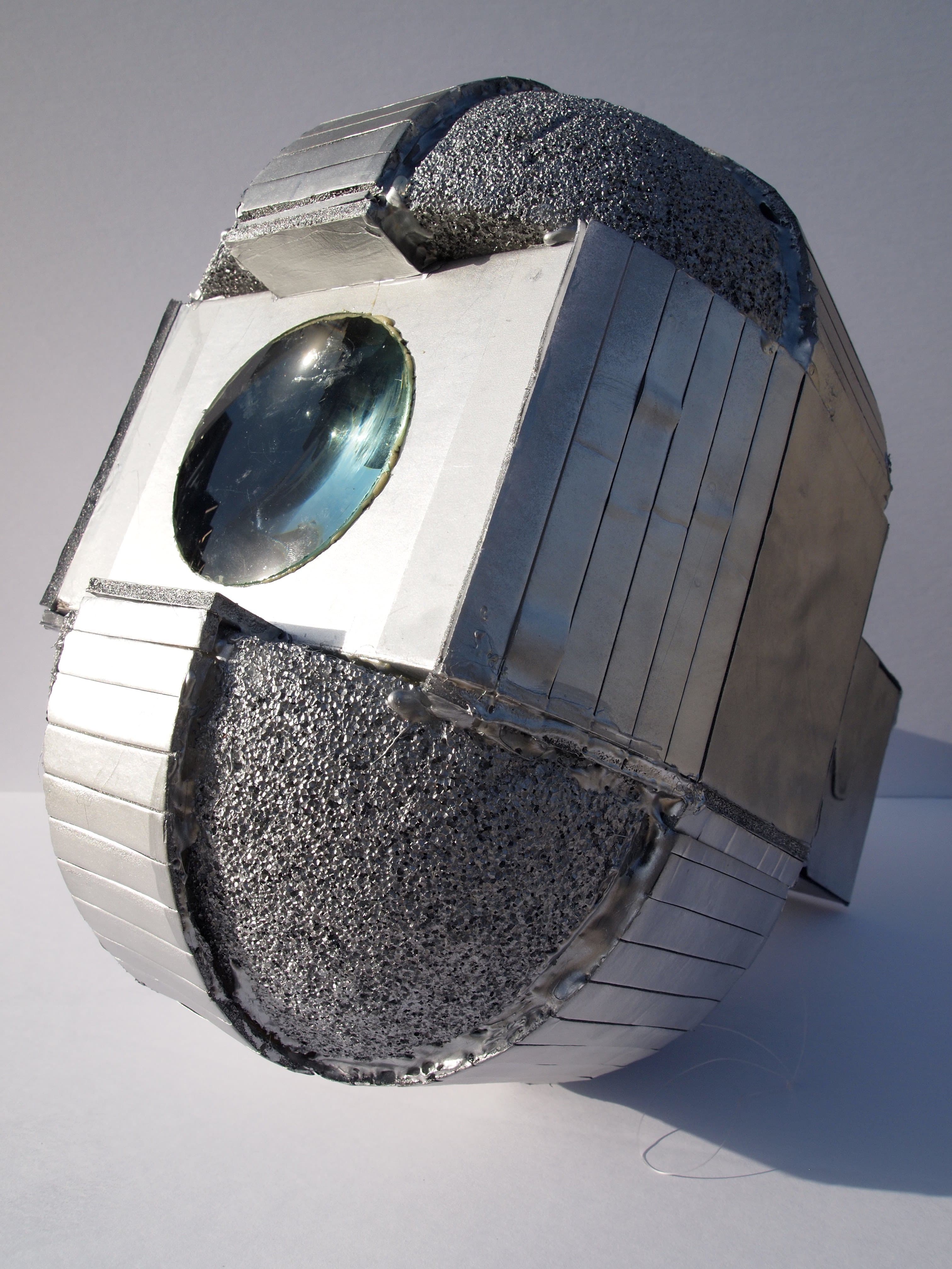Metal mixed-media sculpture